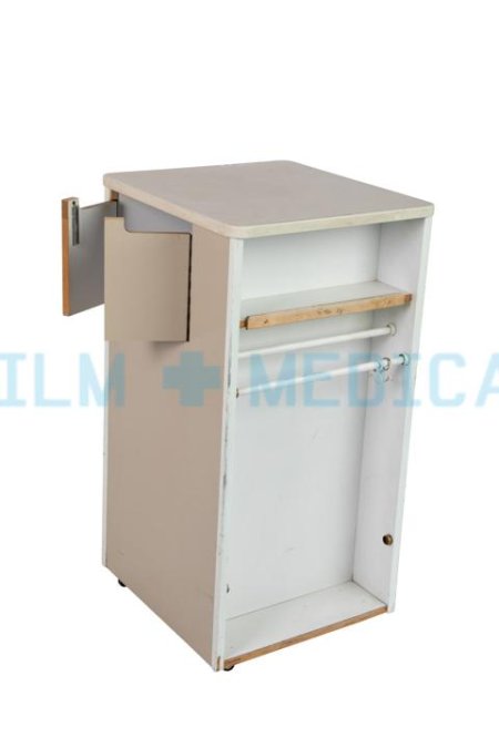 Hospital Bedside Cabinet in Grey